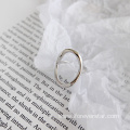 Minimalist Jewelry Popular Design Chunky Rings Silver Rings